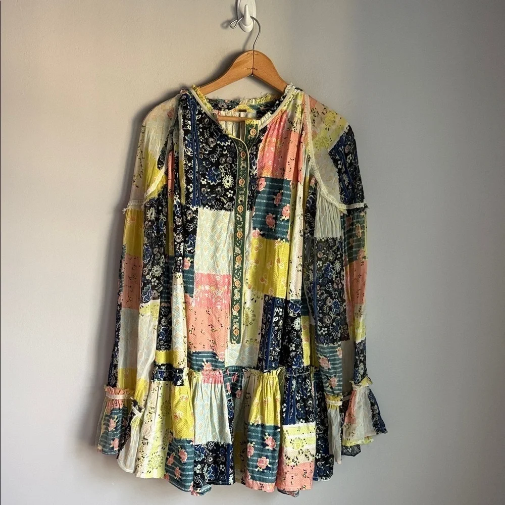 NEW Free People Patch Made In Heaven Dress Small